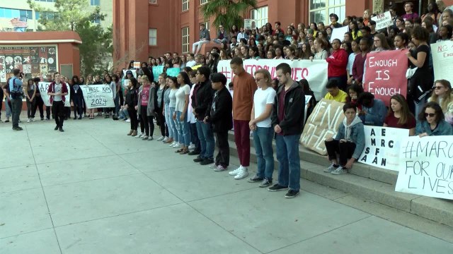 STUDENTS WALKOUT Las Vegas 0314 SM