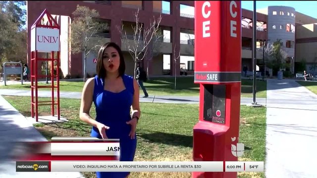 Noticias Nevada 6pm 030818 - LIVE UNLV SECURITY