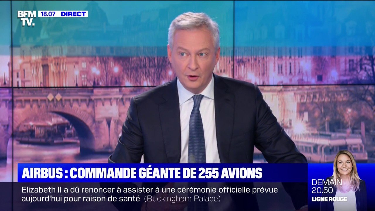 Bruno Le Maire: "Airbus se porte mieux que Boeing, c'est un des constructeurs aéronautiques qui innove le plus au monde"