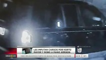 Arrestan a dos hispanos en conexión de robo de piezas de autos