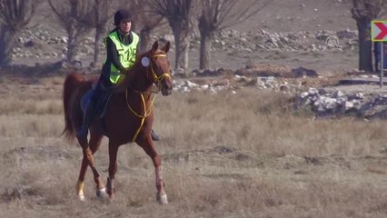 AFYONKARAHİSAR - "Atlı Dayanıklılık Frig Kupası" düzenlendi