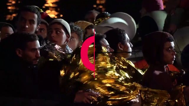 Trois cents migrants secourus en pleine tempête par les gardes-côtes italiens