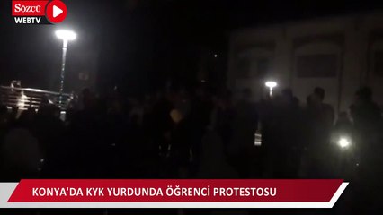 Download Video: Konya'da KYK yurdunda öğrenci protestosu