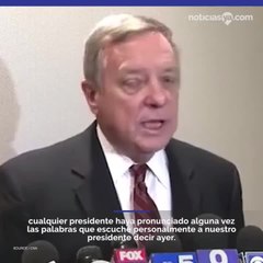 Durbin confirma que Trump dijo "países de mierda"
