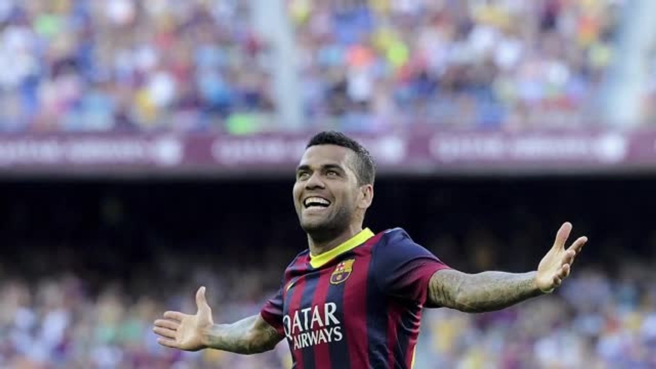 Dani alves: zurück im camp nou