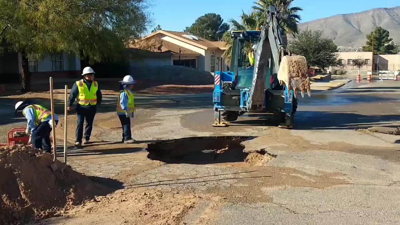 fuga de agua en El Paso