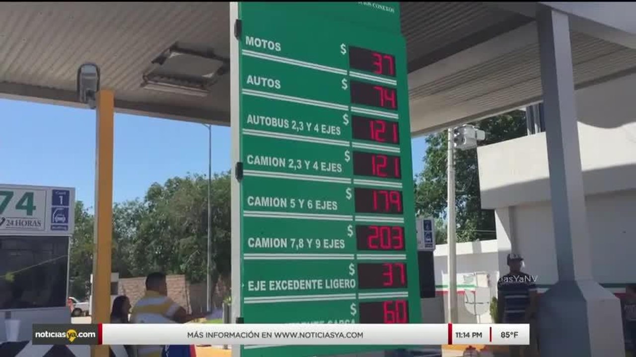 Noticias Nevada 11pm 082117 - Casetas en Sonora