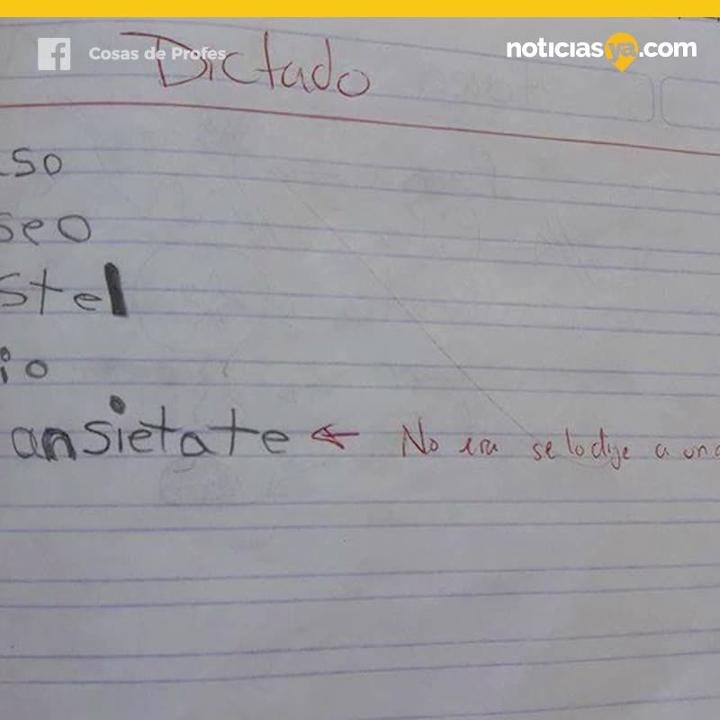 Dictado en serio