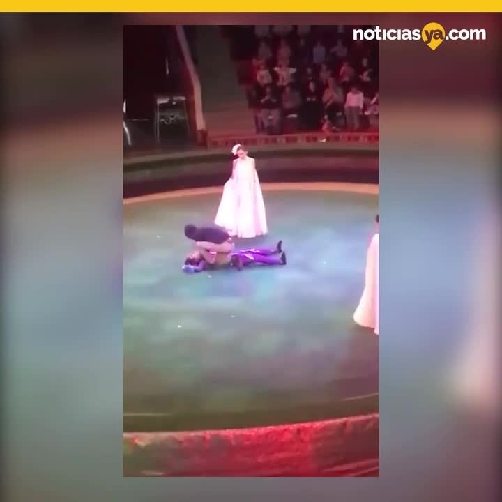 Acrobata se cae
