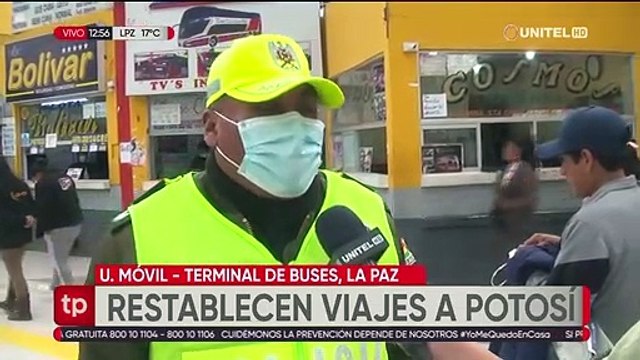 Salidas a Santa Cruz están suspendidas en las terminales de Cochabamba y La Paz