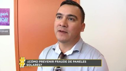 Evitar fraude durante servicio de paneles solares