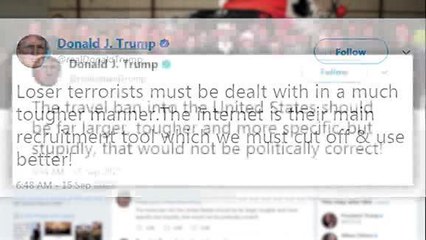 Tuits de Trump sobre ataque en Londres
