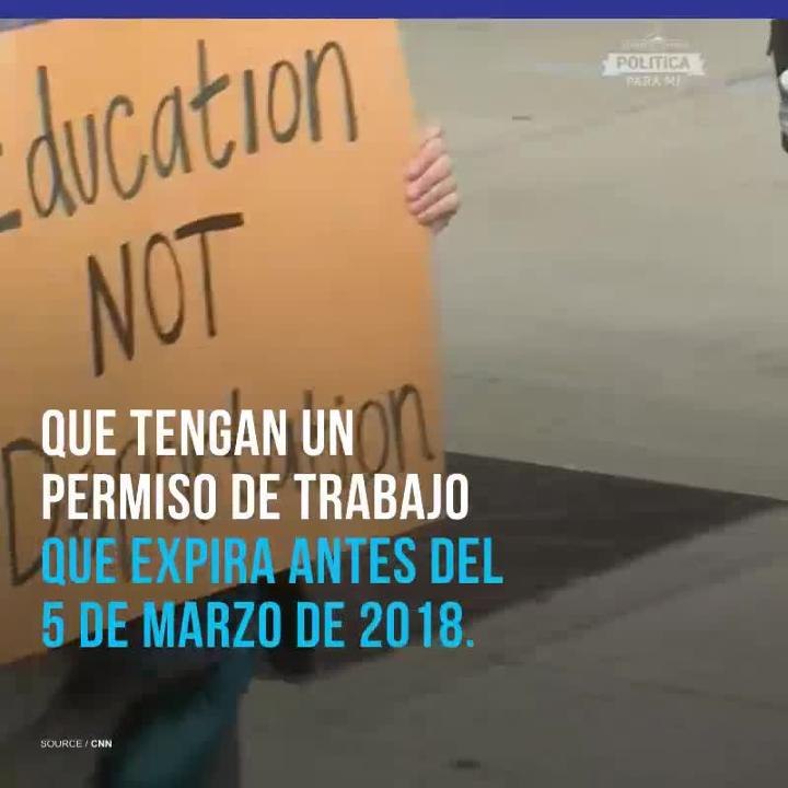 Los plazos de DACA
