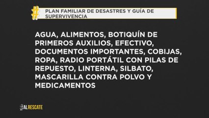 ¿Estás preparado para un desastre natural?