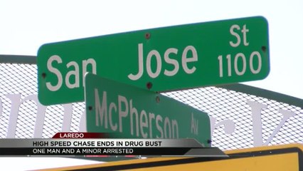 Laredo High Speed Chase ends in Crash and Drug Bust