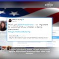 Melania agradece a Chelsea Clinton por defender a Barron