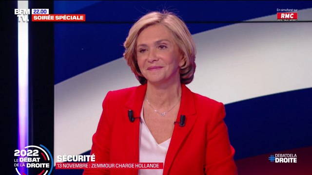 Valérie Pécresse à propos d'Éric Zemmour: Je ne peux pas travailler avec quelqu'un qui a une vision de la femme comme d'un être inférieur