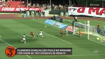 O Flamengo não teve dó e aplicou um goleada pra cima do São Paulo, em pleno Morumbi. 4 a 0 e muitas chances pro Mengão... Será que Rento Gaúcho encontrou a equipe ideal?#3Tempo #Flamengo #SãoPaulo