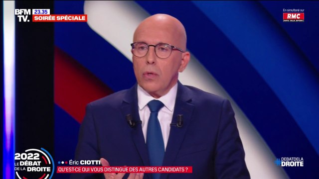 Éric Ciotti: Je suis le seul ici à ne pas avoir voté au second tour pour Emmanuel Macron, j'ai été toujours fidèle à ma famille politique
