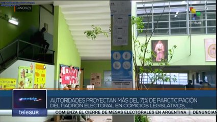 teleSUR Noticias 18:30 14-11: Se votó en toda la Argentina