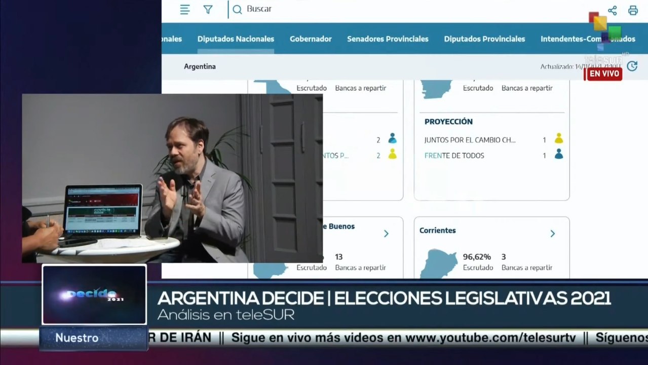 Argentina: Especialista ofrece análisis de los votos nacionales tras conteo de las urnas