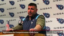 Mike Vrabel on Titans  WinOver Saints