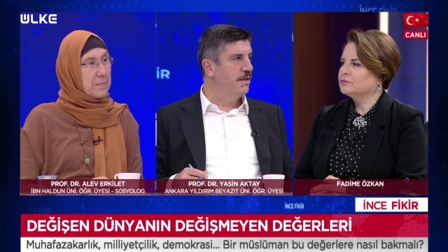 İnce Fikir - Prof. Dr. Alev Erkilet | Prof. Dr. Yasin Aktay | 14 Kasım 2021