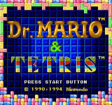 Tetris & Dr. Mario online multiplayer - snes