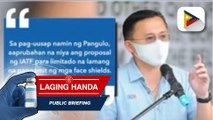 Pangulong Duterte, sang-ayon sa limitadong paggamit sa face shield ayon kay Sen. Bong Go