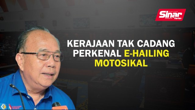 Kerajaan tak cadang perkenal e-hailing motosikal