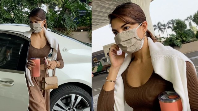 Bollywood Actress Jacqueline Fernandez का Mumbai Airport पर दिखा Stylish अंदाज़ | FilmiBeat