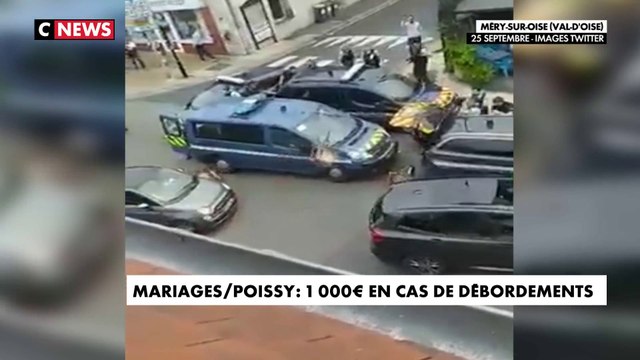 Poissy : 1.000 euros en cas de débordements lors des mariages