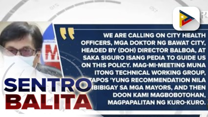 MMC, pag-aaralan ang polisiya hinggil sa pagpunta ng mga bata sa 3Cs areas