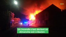 Incendie à Baelen