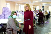 Amasya'da düğün salonu tekstil atölyesi oldu