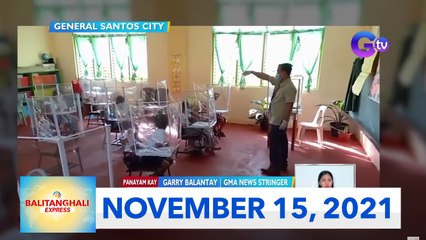 Balitanghali Express: November 15, 2021 [HD]