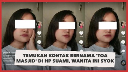 Temukan Kontak Bernama 'Toa Masjid' di HP Suami, Wanita Ini Syok pas Tahu Pemiliknya