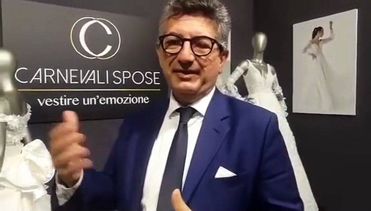 Intervista ad Andrea Carnevali di Carnevali Spose a Roma Sposa 2021