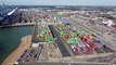 Shipping containers stack up at UK ports as as supply chain crisis deepens