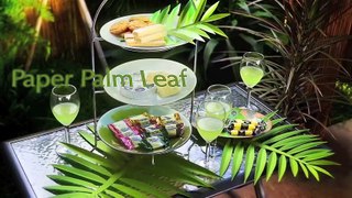 DIY Party Idea׃ How to Make A Paper Palm Leaf