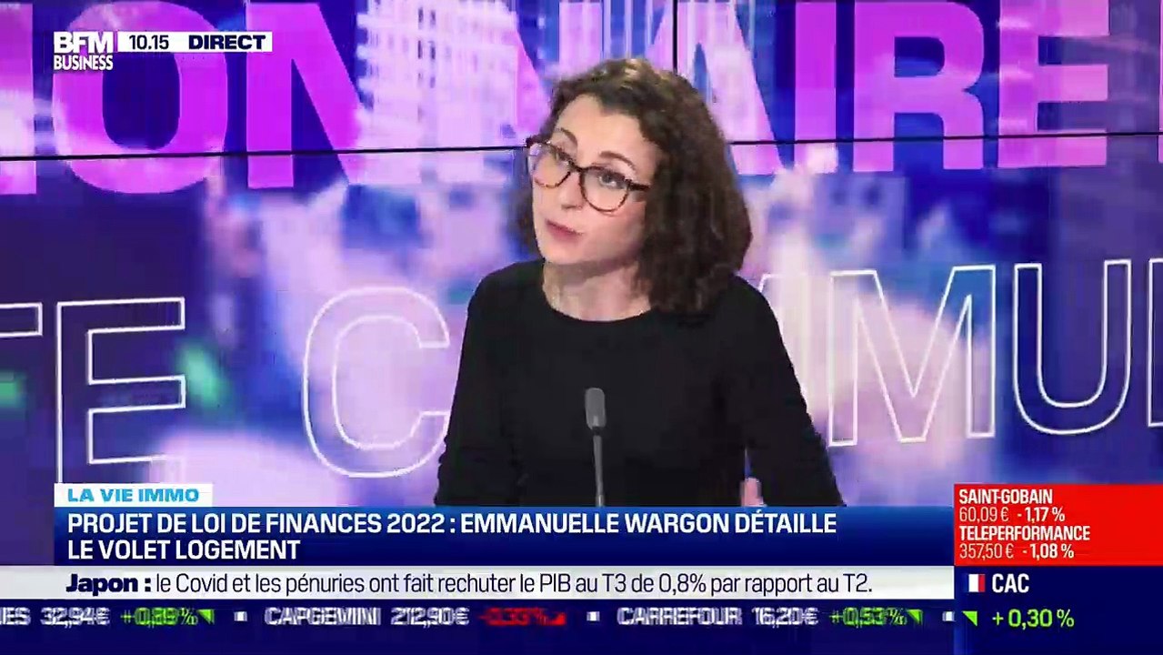 Marie Coeurderoy : Emmanuelle Wargon détaille le volet logement du projet de loi de finances 2022 - 15/11