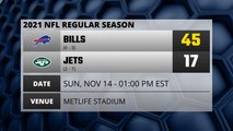 Bills @ Jets NFL Game Recap for SUN, NOV 14 - 01:00 PM EST