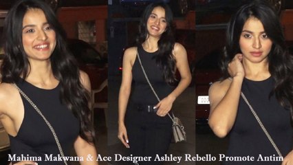 Mahima Makwana & Ace Designer Ashley Rebello Promote Antim