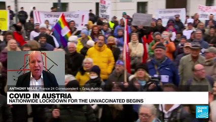 Austria enters hard-to-enforce Covid-19 lockdown for the unvaccinated
