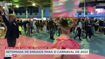 Escolas de samba ensaios para o Carnaval de 2022