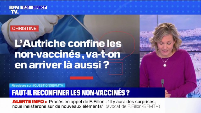 L'Autriche confine les non-vaccinés, va-t-on en arriver là aussi ? - BFMTV répond à vos questions