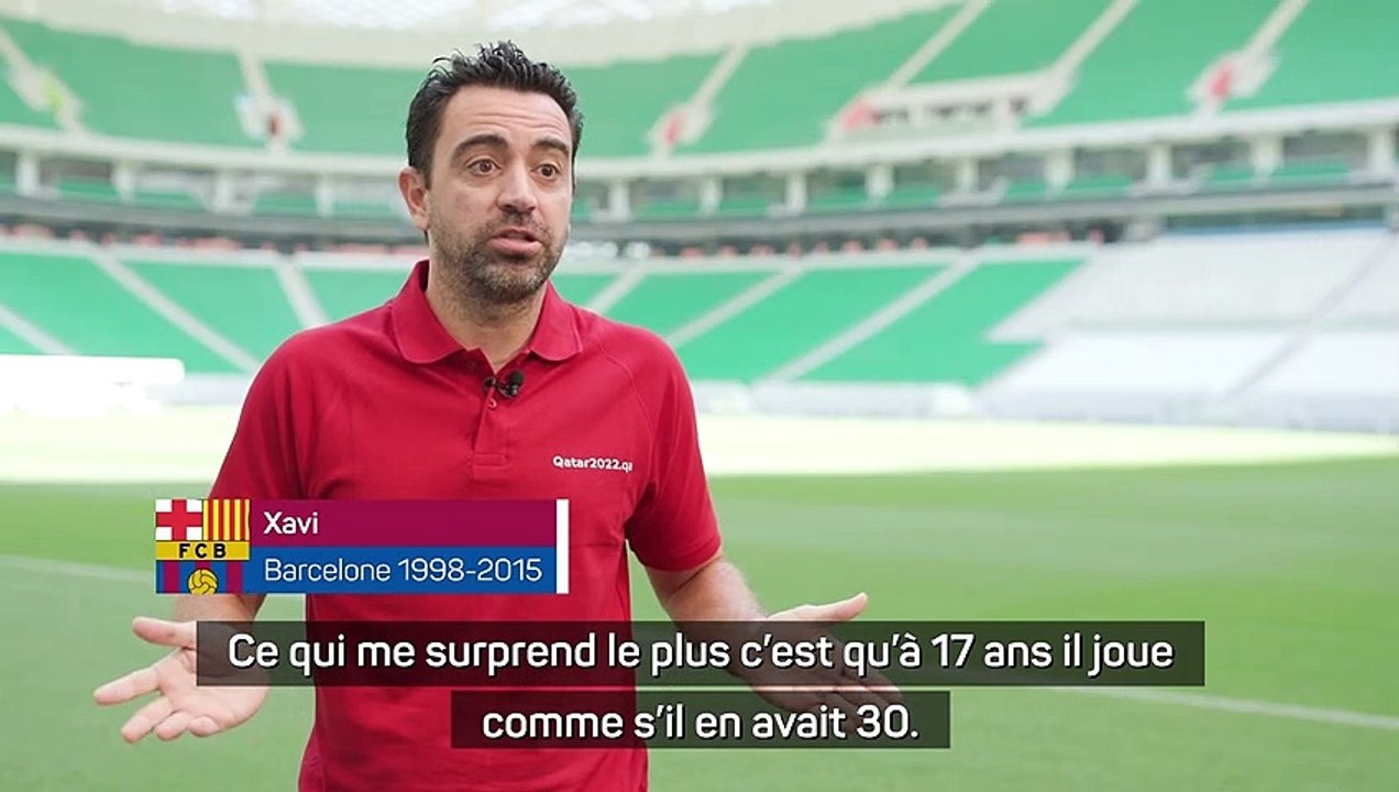 Xavi bluffé par le talent de Gavi