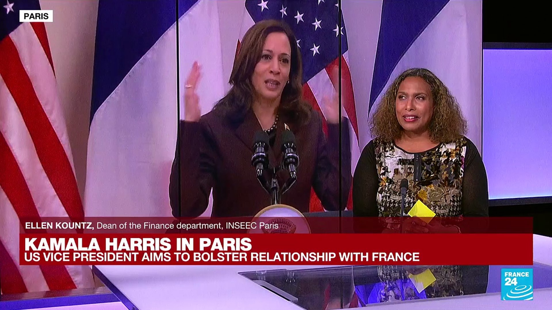 Kamala Harris in Paris