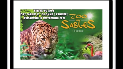 Visite au Zoo des Sables D ' Olonne ( Vendée ) , Jeudi 14 Novembre 2021