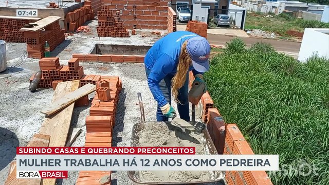 Sucesso nas redes sociais, pedreira mostra o dia a dia no canteiro de obras e vira exemplo no Oeste do Paraná.